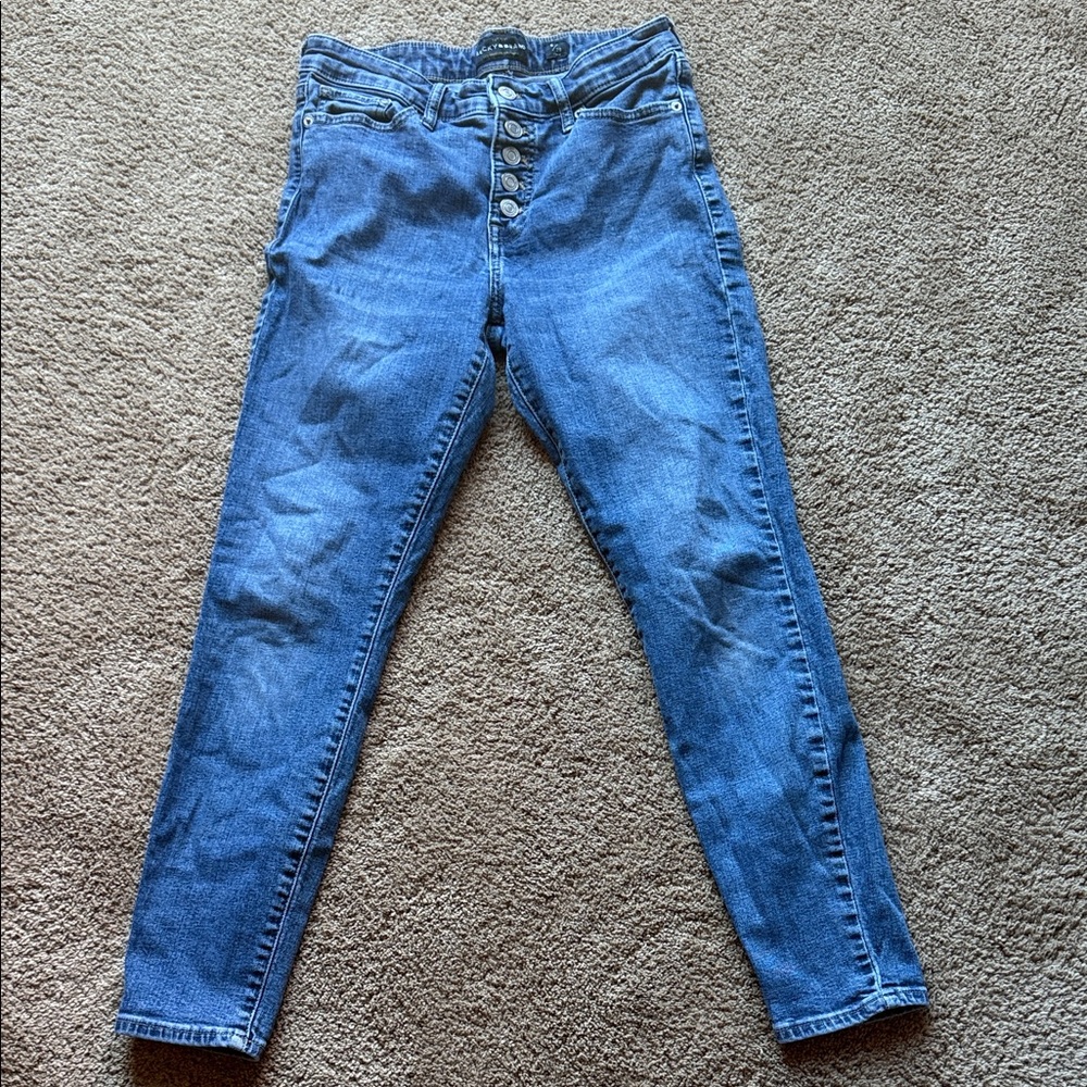 Womens 6 28 Ankle Skinny Jeans Lucky Brand
